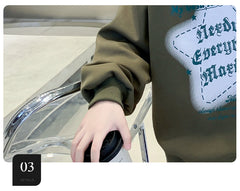 WZH301124-7 هودي قطن ربيع خريفي دافي أصلي