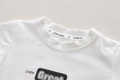 SSX220824-163 طقم ولادي 3 قطع ( بلوزة + جكيت + بنطلون)