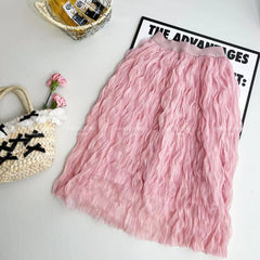 RM150424-37 طقم بناتي صيفي ( بلوزة + تنورة)