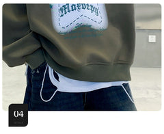 WZH301124-7 هودي قطن ربيع خريفي دافي أصلي