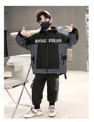 RM1227-18 طقم سبورت ستان مع جينز بجي قطعتين ( جكيت + بنطلون)