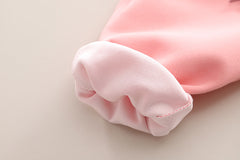 SSN040924-64 طقم بناتي ميكي قطن دافي خريفي ربيعي قطعتين ( بلوزة + بنطلون)