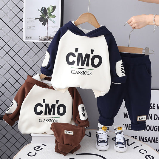 SSX220824-52 طقم شتوي تقيل مبطن فرو من الداخل