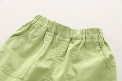 SSX220824-92 طقم صيفي قطعتين ( بلوزة + شورت )