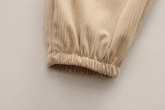 SSX220824-152 طقم ولادي قطني 3 قطع ( بلوزة+ جكيت + بنطلون ) ربيعي خريفي