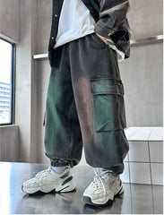 WZH301124-24 طقم جينز ولادي قطعتين ( جكيت + بنطلون)