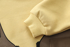 SSX220824-112 طقم ولادي خريفي ربيعي قطعتين ( بلوز قطنية + بنطلون كتان)