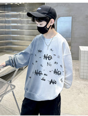 WZH301124-8 هودي ولادي قطن اصلي ربيعي خريفي دافية