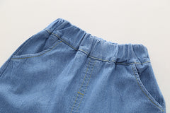 SSX220824-65 طقم ولادي صيفي قطعتين ( بلوزة + شورت)