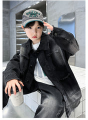 WZH301124-58 طقم  ولادي  جينز قطعتين ( جكيت + بنطلون)