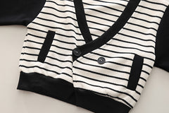 SSX220824-165 طقم ولادي ربيعي خريفي 3 قطع ( قميص +جكيت+ بنطلون جينز)