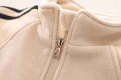 SSN040924-14 طقم شتوي تقيل مبطن بالكامل ( جكيت + بنطلون جينز مبطن )