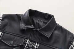 SSN040924-19 طقم ولادي 4 قطع ( جكيت مصوف + قميص ابيض + جرافة + بنطلون)