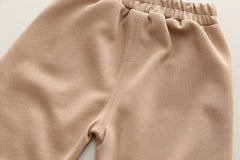 SSX220824-156 ترينج قطن اصلي قطعتين ( بلوزة + بنطلون) ربيعي خريفي