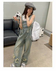 RM150424-26 طقم افرهول بناتي قطعتين ( افرهول + بلوزة كت)