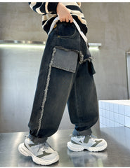 WZH301124-15 بنطلون جينز ستايل