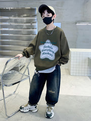 WZH301124-7 هودي قطن ربيع خريفي دافي أصلي