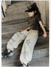 RM150424-9 طقم صيفي سبورت قطعتين ( بلوزة + بنطلون)