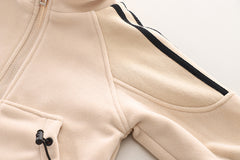 SSN040924-14 طقم شتوي تقيل مبطن بالكامل ( جكيت + بنطلون جينز مبطن )