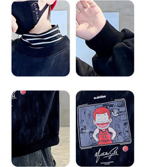 WZH301124-16 بلوزة شتوية مبطنة فرو تقيل