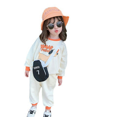 AO0505-34 طقم قطني سبورت قطعتين ( بلوزة + بنطلون )