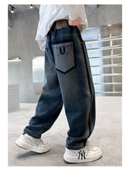 WZH301124-31 بنطلون جينز ولادي