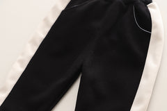 RM0608-31 طقم قطني سبورت ولادي 3 قطع ( بلوزة + جكيت + بنطلون )