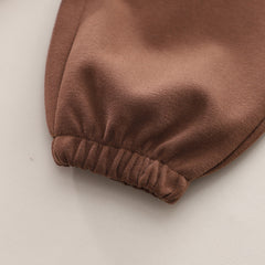 SSN040924-41 طقم ولادي بنايت خريفي ربيعي قطن دافي قطعتين ( بلوزة + بنطلون)