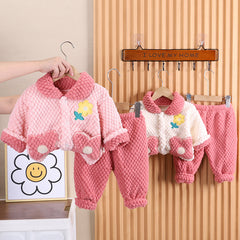 SSX220824-45 بجامة تقيلة جدا بناتي خامة ممتازة غسيل ولبس قطعتين ( جكيت + بنطلون)