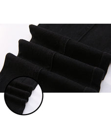 RM110825-11 بنطلون جينز اسود قصة عصرية