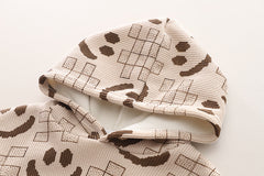 SSX220824-60 طقم ولادي شتوي تقيل مبطن فرو بالكامل قطعتين ( بلوزة + بنطلون)