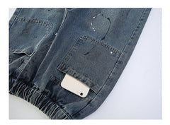 WZH191124-10 طقم جينز قطعتين (جكيت + بنطلون )