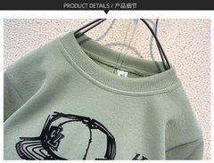 RM1227-44 طقم ولادي قطعتين ( بلوزة قطنية + بنطلون جينز )