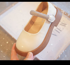 WDY260924-2 حذاء بناتي للأعياد والمناسبات مزين بالستراس