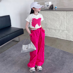 RM150424-20 طقم بناتي قطعتين ( بلوزة + بنطلون)