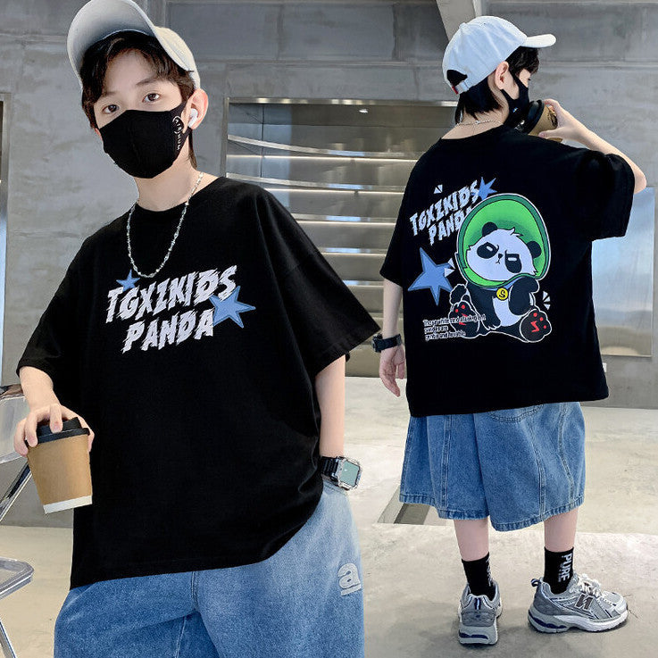 FU14042024-69 طقم ولادي قطعتين( بلوزة + شورت )