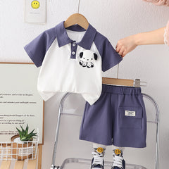 SSX220824-97 طقم صيفي قطعتين ( بلوزة + بنطلون)