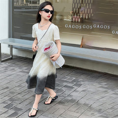 RM150424-33 فستان بناتي مودرن ناعم