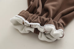 SSX220824-24 طقم ولادي شتوي قطن من جواه فرو تقيل قطعتين ( بلوزة + بنطلون)