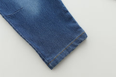 SSX220824-104 طقم 3 قطع ( بلوزة قطن + جكيت قطن + بنطلون جينز )