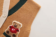 SSX220824-162 طقم 3 قطع ( فست صوف + بلوزة قطنية + بنطلون جينز)