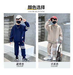 WZ261124-44 بدلة رياضية قطنية ربيعي خريفي قطعتين ( بلوزة + بنطلون)