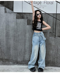 RM150424-4 طقم بناتي قطعتين ( بلوزة + بنطلون مميز قصة مودرن )