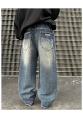 WZH301124-33 بنطلون جينز قصة عريضة