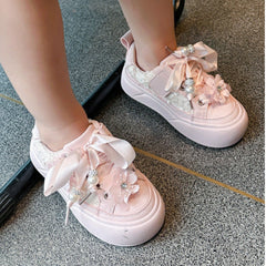 WDY260924-15 حذاء بناتي مورد فخم قالب مريح وطبي للمناسبات والاعياد