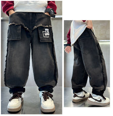 WZH301124-15 بنطلون جينز ستايل