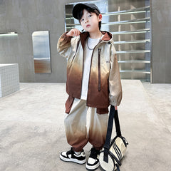 WZH301124-60  بدلة ربيعي صيفي خريفي ستان قطعتين ( جكيت + بنطلون)