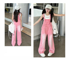 RM150424-26 طقم افرهول بناتي قطعتين ( افرهول + بلوزة كت)