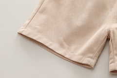 SSX220824-76 طقم صيفي 3 قطع ( قميص + جرافة + شورت )