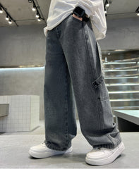 WZH301124-43 بنطلون جينز ولادي